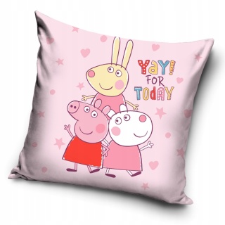 Poszewka na poduszkę jasiek lalka ŚWINKA PEPPA velvet welur 40x40