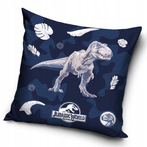 Poszewka na poduszkę jasiek park jurajski JURASSIC WORLD T-REX velvet 40x40