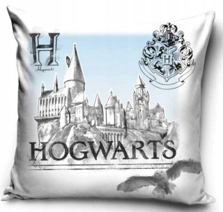 Poszewka na poduszki Harry Potter Hogwart velvet welur 40 x 40 cm