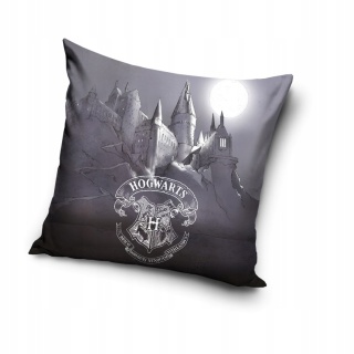 Poszewka na poduszki Harry Potter Hogwart velvetowa 40 x 40 cm