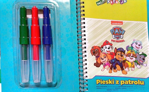 Psi Patrol Pieski z patrolu. kolorowanka naklejki szablony flamastry dmuchane