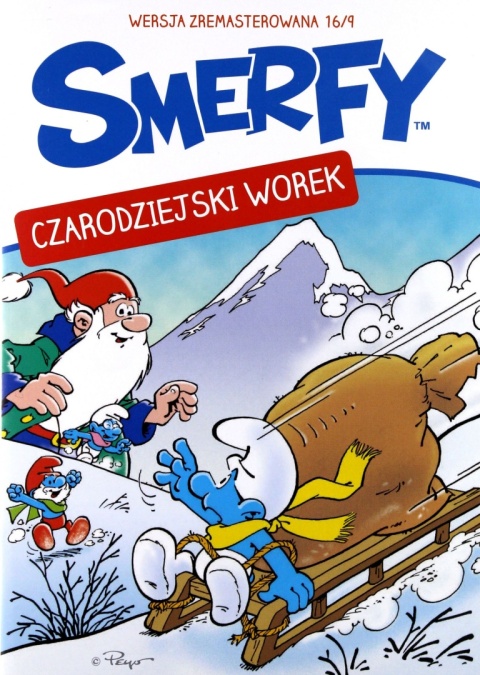 SMERFY Czarodziejski worek Mikołaja film płyta DVD