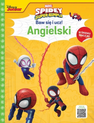 SPIDEY Super kumple Baw się i ucz! Angielski z naklejkami Ilona Siwak