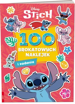 STICH 100 brokatowych naklejek i zadania STITCH