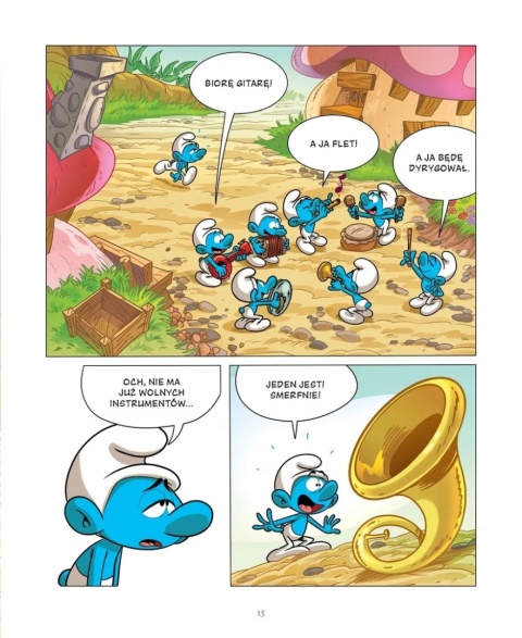 Smerfy i świat emocji. Smerf, który czuł się odrzucony komiks