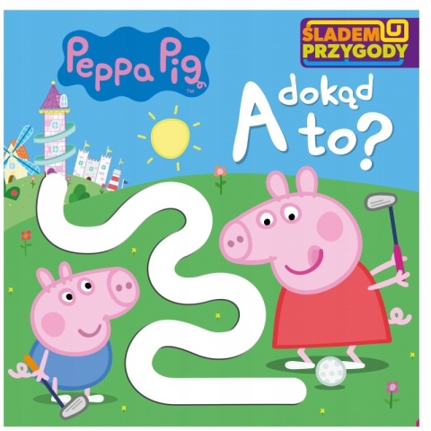 Świnka Peppa A dokąd to? książka kształtka sztywno kartonowa
