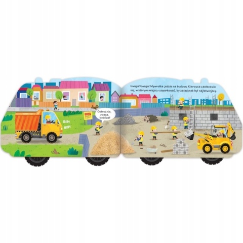 WYWROTKA Świat na kółkach. książeczka sztywnokartonowa auto z kołami