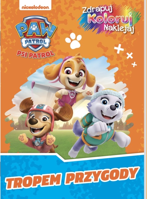 Wydrapywanka + rysik dwustronne zdrapki z kolorowanką PSI PATROL SKYE