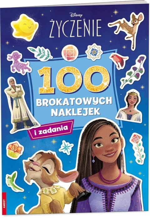 Życzenie Wish Życzenie Disney 100 brokatowych naklejek zadania