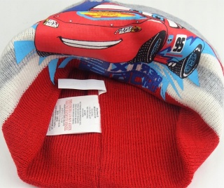 AUTA ZYGZAK MCQUEEN czapka+ rękawiczki 52