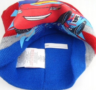 AUTA ZYGZAK MCQUEEN czapka+ rękawiczki 52