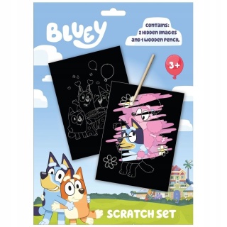Bluey I Bingo wydrapywanka+ rysik