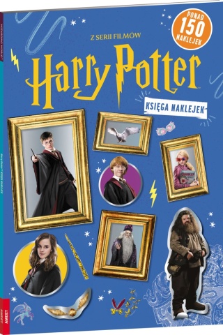 Harry Potter Księga naklejek zadania łamigłówki z naklejkami