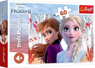 KRAINA LODU FROZEN Trefl Puzzle 60 EL 17333