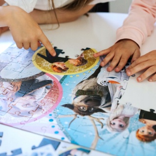 KRAINA LODU Puzzle brokatowe 100 EL 14817