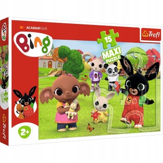 KRÓLIK BING Trefl Puzzle Maxi 15el 14335
