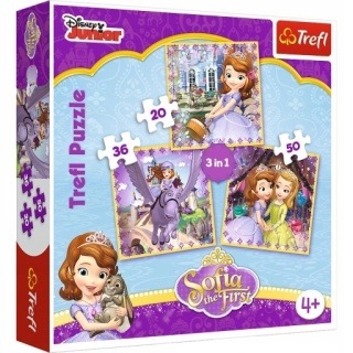 KSIĘŻNICZKA ZOSIA 3W1 Trefl Puzzle 106 EL