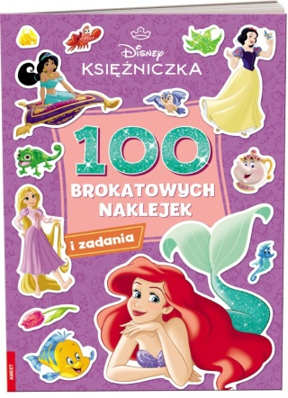 KSIĘŻNICZKI Ariel Śnieżka Mulan 100 brokatowych naklejek i zadania