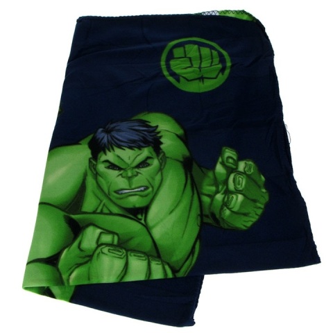 Koc narzuta polarowa 100x140 portfel portfelik rzep suwak AVENGERS HULK Koc narzuta polarowa 100x140 portfel portfelik rzep suwak AVENGERS HULK