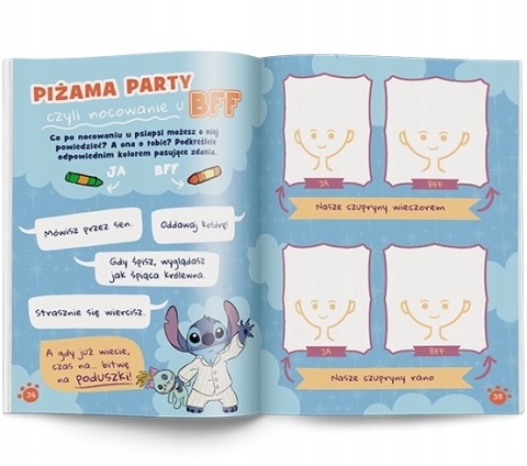Lilo i Stitch Stich. Dziennik przyjaźni z naklejkami