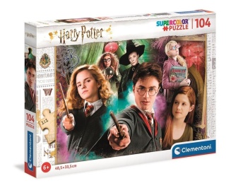 Harry Potter super color Puzzle 104 EL 25712 układanka 48,5x33,5 cm