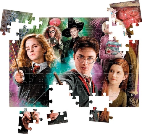 Harry Potter super color Puzzle 104 EL 25712 układanka 48,5x33,5 cm