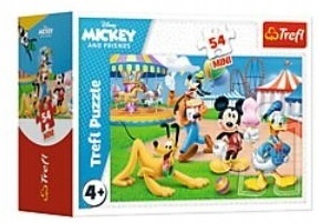 MYSZKA MINNIE MICKEY Puzzle MINI 54 EL 19714