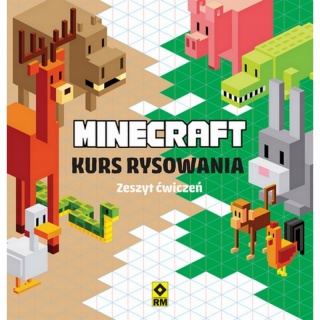 Minecraft Kurs rysowania Zeszyt ćwiczeń z siatką