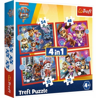 PSI PATROL FILM 4W1 Trefl Puzzle 207 EL