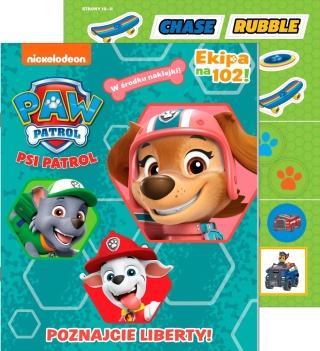 PSI PATROL POznajcie Liberty ! zadania z naklejkami Ekipa na 102