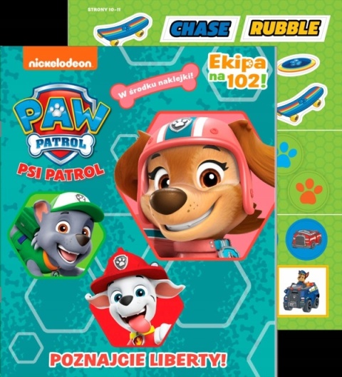 PSI PATROL POznajcie Liberty ! zadania z naklejkami Ekipa na 102