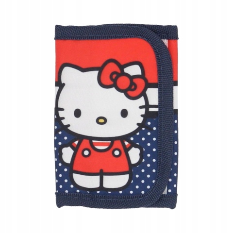 Portfel portfelik dziecięcy rzep suwak Hello Kitty Sanrio
