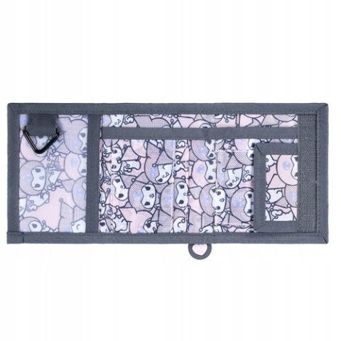 Portfel portfelik dziecięcy rzep suwak KUROMI SANRIO pink