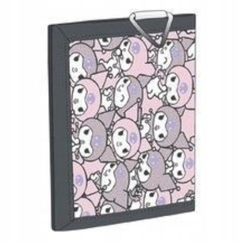Portfel portfelik dziecięcy rzep suwak KUROMI SANRIO pink