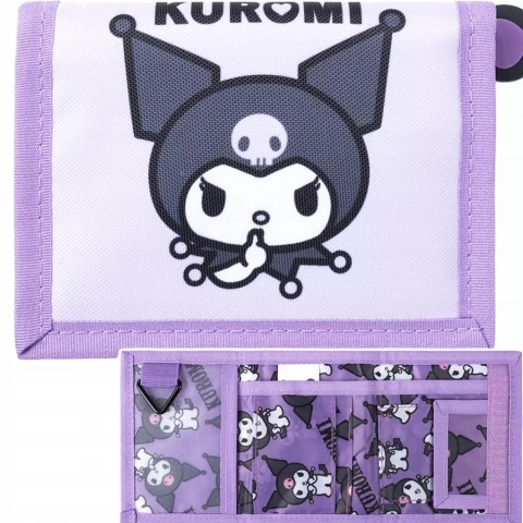 Portfel portfelik dziecięcy rzep suwak KUROMI SANRIO Portfel portfelik dziecięcy rzep suwak KUROMI SANRIO