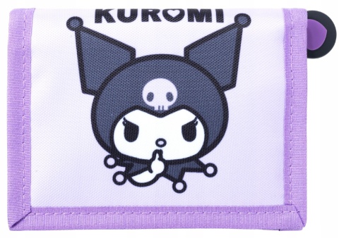 Portfel portfelik dziecięcy rzep suwak KUROMI SANRIO Portfel portfelik dziecięcy rzep suwak KUROMI SANRIO
