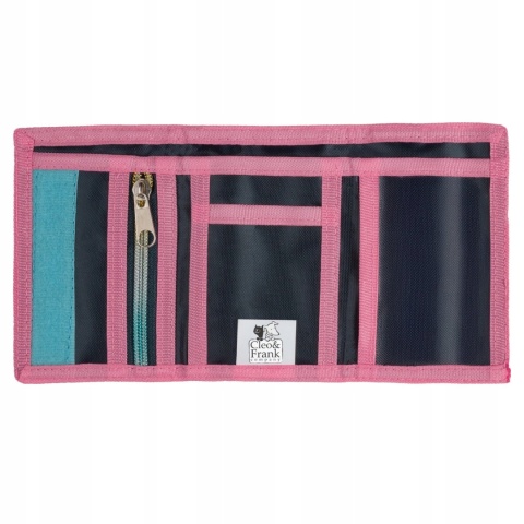 Portfel portfelik dziecięcy rzep suwak pies piesek Cleo&Frank