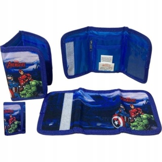 Portfel portfelik rzep suwak AVENGERS HULK 13X8CM