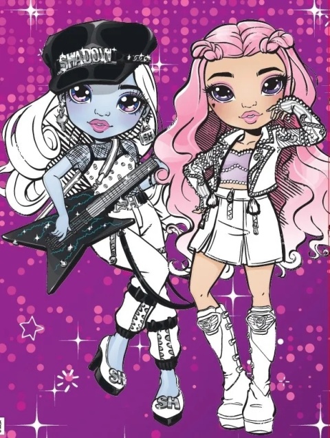 Rainbow High Błyszczące stylizacje kolorowanka 1000 diamencików do ozdoby