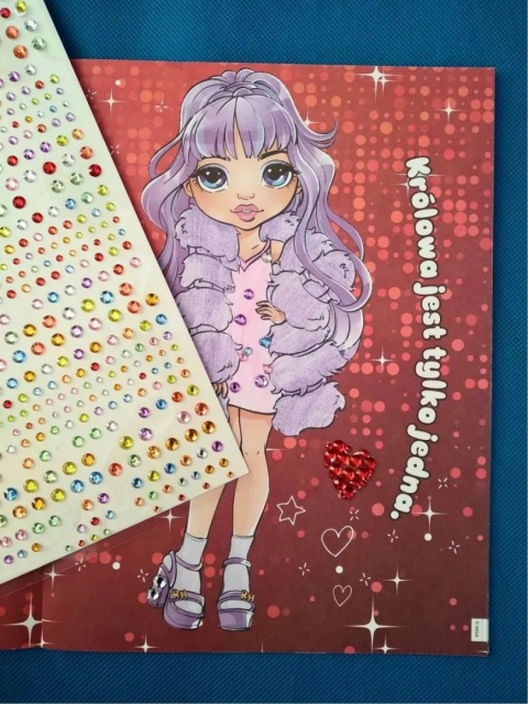 Rainbow High Błyszczące stylizacje kolorowanka 1000 diamencików do ozdoby