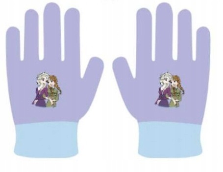 Rękawiczki rękawice KRAINA LODU pięciopalczaste