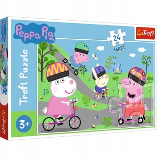 ŚWINKA PEPPA PIG Puzzle Maxi 24 EL TREFL 14330