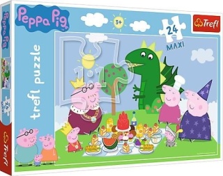 ŚWINKA PEPPA PIG Trefl Puzzle Maxi 24 el14157