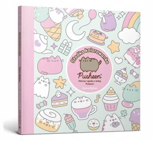 Słodka kolorowanka rekalsujące kolorowanie kot kotek Pusheen