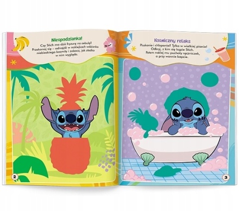 Stich Brokatowe ubieranki naklejanki Lilo i Stitch