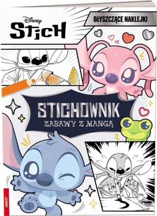 Stich Stichownik Zabawy z mangą kolorowanka z błyszczącymi naklejkami