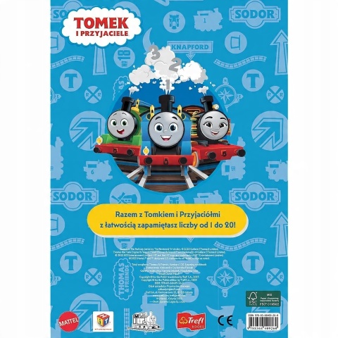 Tomek i Przyjaciele LICZBY OD 1 DO 20 zeszyt z ćwiczeniami
