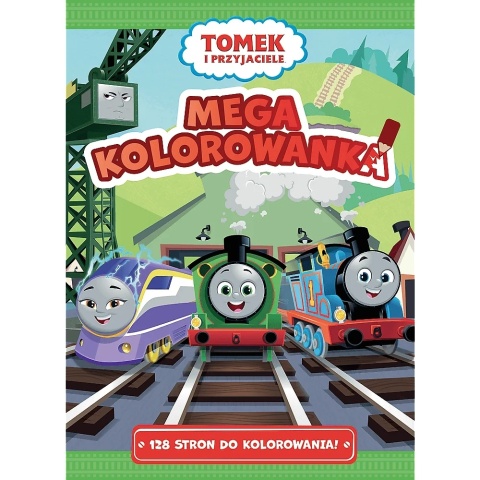 Tomek i Przyjaciele Megakolorowanka 128 stron do kolorowania