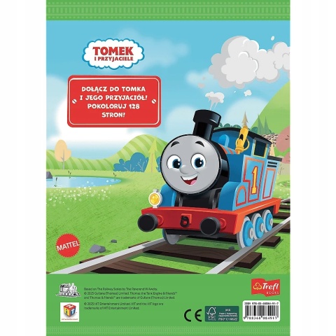 Tomek i Przyjaciele Megakolorowanka 128 stron do kolorowania