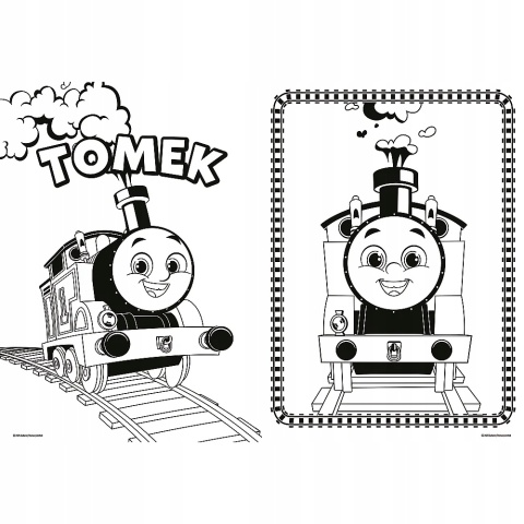 Tomek i Przyjaciele Megakolorowanka 128 stron do kolorowania